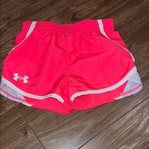 Under Armour Women's Bright Pink Athletic Shorts
